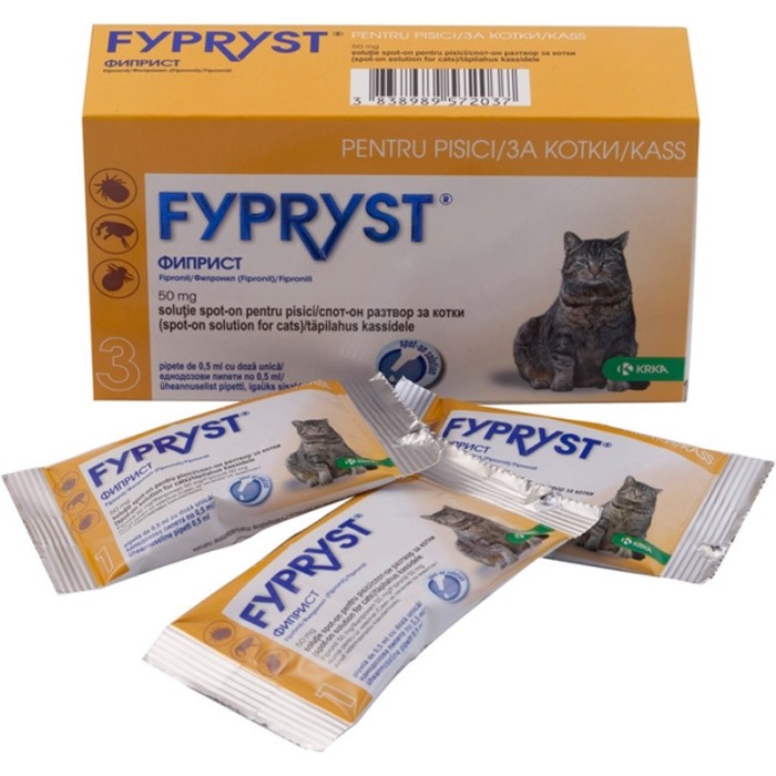 FYPRYST CAT 50MGX3PIP