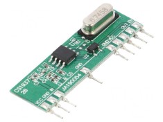 Receptor RF AM OOK 433,92MHz 2-5,5VDC THT