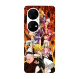 Husa compatibila cu Huawei Nova Y70 model 7 Deadly Sins Anime, Silicon, TPU, Viceversa, Transparent, Carcasa