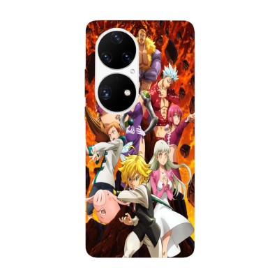 Husa compatibila cu Huawei P50 model 7 Deadly Sins Anime, Silicon, TPU, Viceversa foto