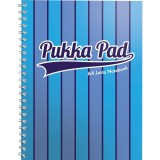 Caiet cu Spirala Pukka Pad Vogue A4, Dictando, Coperti Albastre