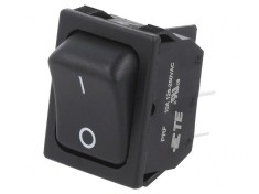 Rocker Switch DPST ON-OFF 10A 250V Black