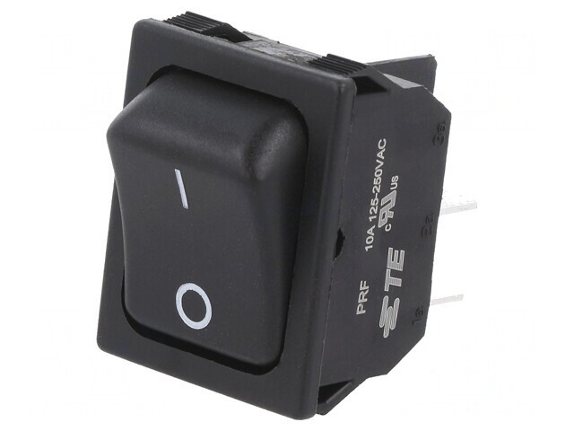 Rocker Switch DPST ON-OFF 10A 250V Black