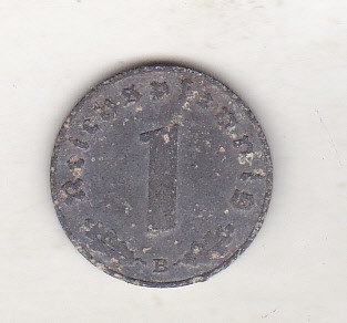 bnk mnd Germania 1 reichspfennig 1942 B