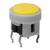 Intrerupator fara retinere, ON-OFF, 10x12mm, galben, 168389