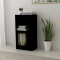 vidaXL Bibliotecă, negru, 40x24x75 cm, lemn prelucrat 800820