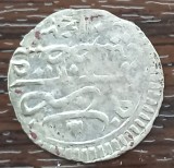 (A844) MONEDA DIN ARGINT TURCIA - IMPERIUL OTOMAN - 1 AKCE, DIMENSIUNE MICA