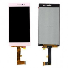 Display cu touchscreen Huawei Ascend P7 Original Roz foto
