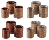Set 12 ghivece flori 20 x 25 cm, 25 x 29 cm, 30 x 33 cm