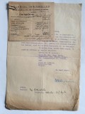 Cerere si chitanta pentru inscrierea in Asociatia Inginerilor, 1943 / CD1P