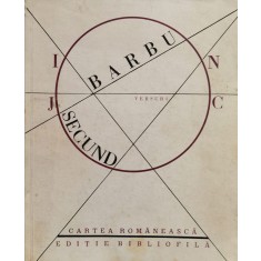 Joc Secund Editie Bibliofila - Ion Barbu , F385