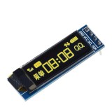 Display 0.91&quot; OLED 128x32 IIC I2C Arduino ( culoare display: GALBEN) - (d.575)