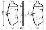 Set placute frana,frana disc MERCEDES C-CLASS T-Model (S204) (2007 - 2014) BOSCH 0 986 494 161
