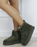 Cizme scurte dama verde oliv PU-13 M3