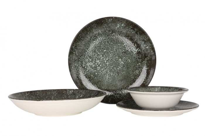 Bonna Set de vesela (Large) - Cosmos - 24 bucăți - 6 persoane - Porţelan