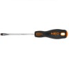 Șurubelniță plată NEO Tools 6.5x125mm, oțel S2, v&acirc;rf magnetic, m&acirc;ner ergonomic