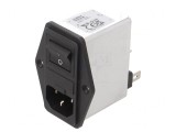 Conector de Alimentare AC C14 6A 250VAC