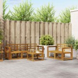 vidaXL Set de canapele de exterior 6 pcs natural Lemn Solid de Acacia 3366012