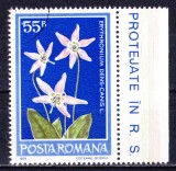 TSV - 1979 LP 977 FLORI PROTEJATE DIN ROMANIA, EROARE, STAMPILAT