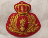 Emblema coifura, cuc cascheta, sapca regalista infanterie , pre ww2