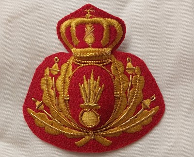 Emblema coifura, cuc cascheta, sapca regalista infanterie , pre ww2 foto
