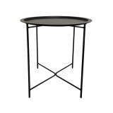 Cumpara ieftin Masă de grădină Caius Negru 46x46x52 cm