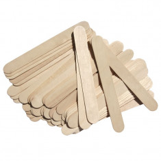 Set 50 spatule mari pentru ceara Oranjollie, lemn foto