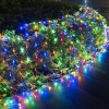 Instalatie craciun yoto, tip plasa, 2 m x 2 m, 160 led-uri, prelungitor 1.5 m, 8 jocuri de lumini, interconectabila, fir transparent, interior/exterio, Flippy