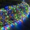 Instalatie craciun yoto, tip plasa, 2 m x 2 m, 160 led-uri, prelungitor 1.5 m, 8 jocuri de lumini, interconectabila, fir transparent, interior/exterio
