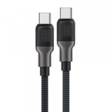 Cablu Date si Incarcare USB-C - USB-C Acefast C10-03, 60W, 1.2m, Negru