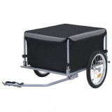 Gossi remorca pentru bicicleta, negru si gri, 65 kg