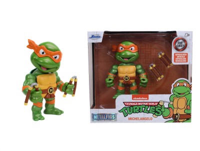 FIGURINA METALICA TESTOASELE NINJA MICHELANGELO SuperHeroes ToysZone foto