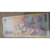 Romania postdecembrista 5000 lei 1998
