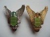 ROMANIA - SET DE 2 INSIGNE COMEMORATIVE AVIATIE- 35 + 40 ANI DE AVIATIE , 1985, RSR, IM 1.178