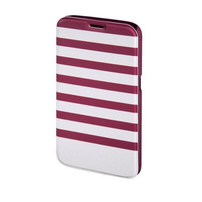 Husa Booklet Stripes Samsung Galaxy S6 Hama, Rosu/Alb foto