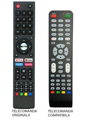 Telecomanda inlocuitoare compatibila TV Saba SA40S77A11 Blaupunkt cod ER 9481 (481) foto