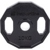 Greutate cauciucata 10kg/51mm inSPORTline Ruberton FitLine Training
