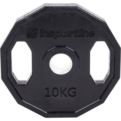 Greutate cauciucata 10kg/51mm inSPORTline Ruberton FitLine Training foto