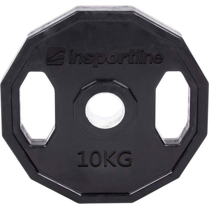 Greutate cauciucata 10kg/51mm inSPORTline Ruberton FitLine Training