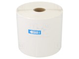 Eticheta Termotransfer QOLTEC Albă, 100x210mm, Text Negru, 350 buc/rolă