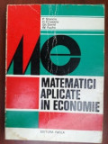 Matematici aplicate in economie P. Stanciu, D. Criveanu