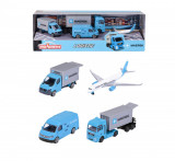 MAJORETTE SET 4 VEHICULE METALICE DE TRANSPORT MAERSK SuperHeroes ToysZone