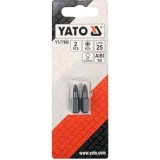 Yato YT-77880 - Set capete de insurubare profil PZ1 2 bucati