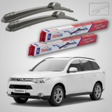 Cumpara ieftin Ștergătoare Mitsubishi Outlander II (CW) 2007-2012 | Set Față Flat &ndash; TeamCar&reg;
