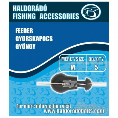 Haldorado - Agrafa rapida feeder cu bila (M) 5buc/plic HDFGY1 foto