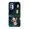 Husa compatibila cu Oppo Find X5 model Courage the cowardly dog night run, Silicon, TPU, Viceversa, Transparent, Carcasa