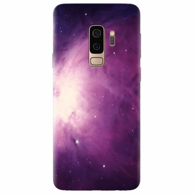 Husa silicon pentru Samsung S9 Plus, Purple Supernova Nebula Explosion foto