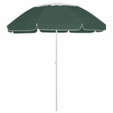 Cumpara ieftin Umbrela de soare de plaja, verde, 300 cm