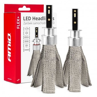 Kit becuri cu led H1 FLEX+ AMiO-03655 foto