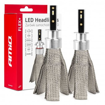 Kit becuri cu led H1 FLEX+ AMiO-03655